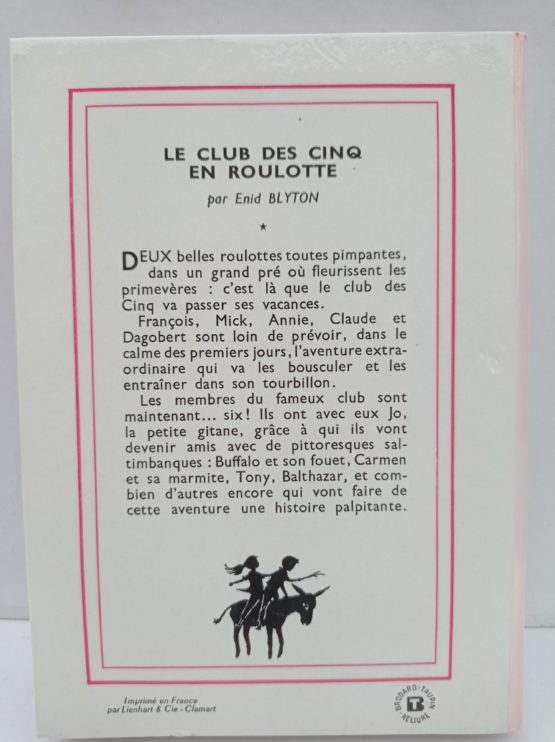 le club des cinq en roulotte bibliothèque rose