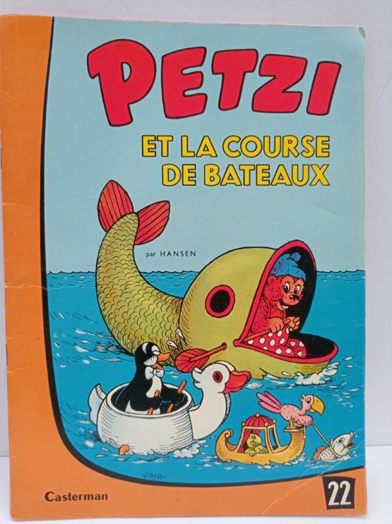 BD Petzi et la course de bateaux n° 22