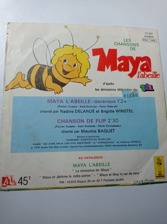 Maya l'abeille 45 tours