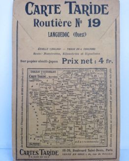 Carte routière TARIDE n°19