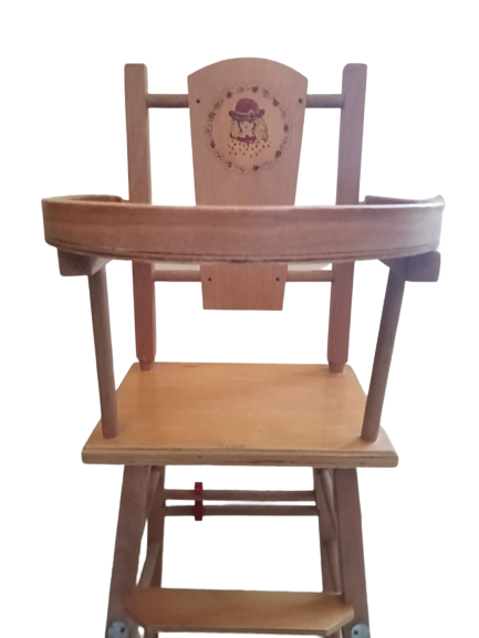 Chaise haute vintage poupée